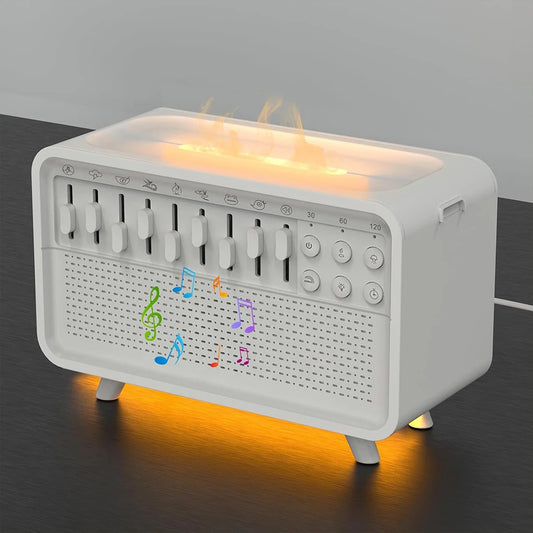 3 In 1 Bluetooth Speaker White Noise Glow Mist Humidifier