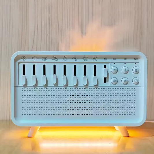3 In 1 Bluetooth Speaker White Noise Glow Mist Humidifier